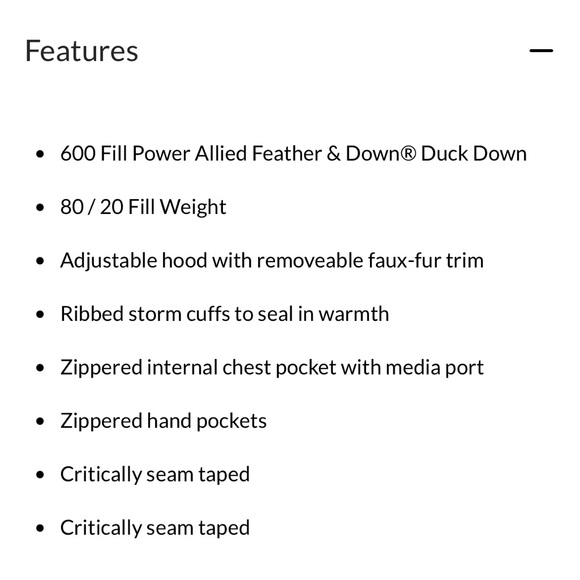 WOODS woman’s bomber down jacket - Picture 9 of 9